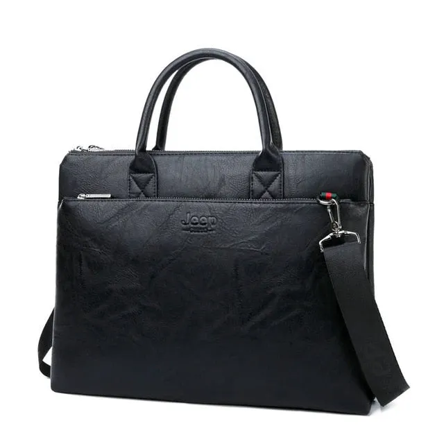 JEEP BULUO High Quality Men Briefcase