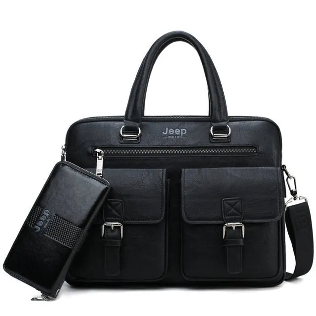 JEEP BULUO Men Briefcase