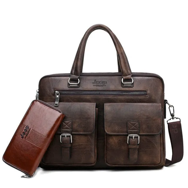 JEEP BULUO Men Briefcase