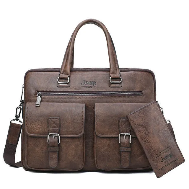 JEEP BULUO Men Briefcase