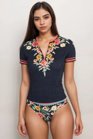 Johnny Was Mia Sporty Surf Shirt CSW4022AH