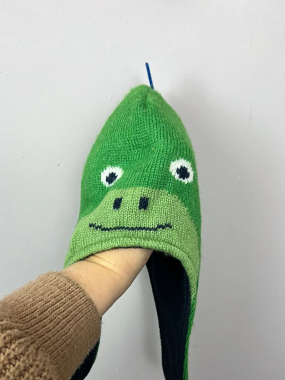 Jojo Maman Bebe green Dino hat 6-12m