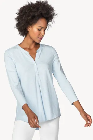 LILLA P 3/4 SLEEVE HENLEY