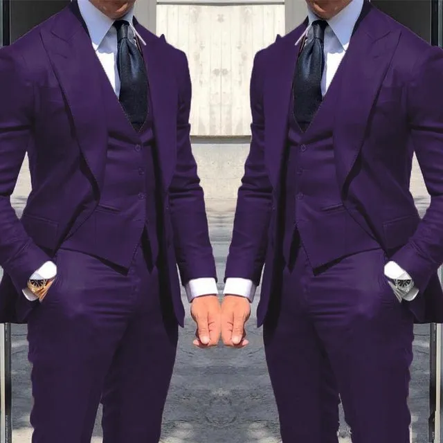 Mans Wedding Suits Groom Wear Tuxedos Blazer Party Suit