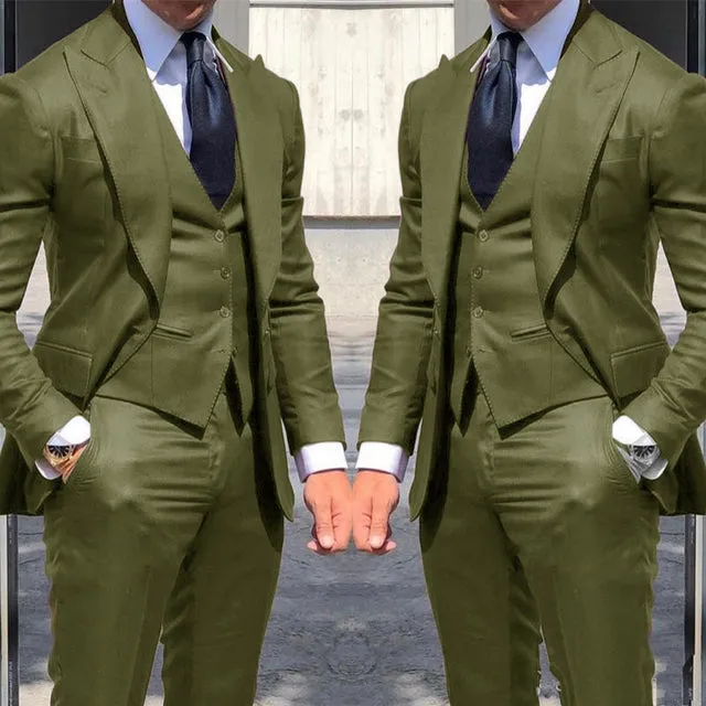 Mans Wedding Suits Groom Wear Tuxedos Blazer Party Suit