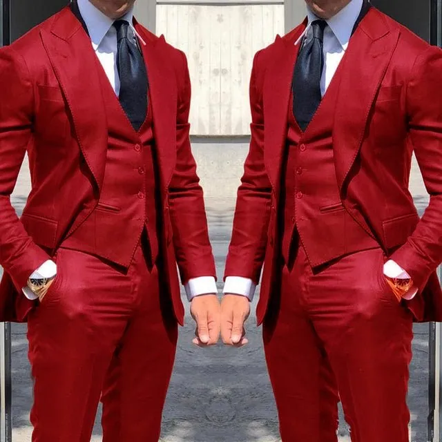 Mans Wedding Suits Groom Wear Tuxedos Blazer Party Suit