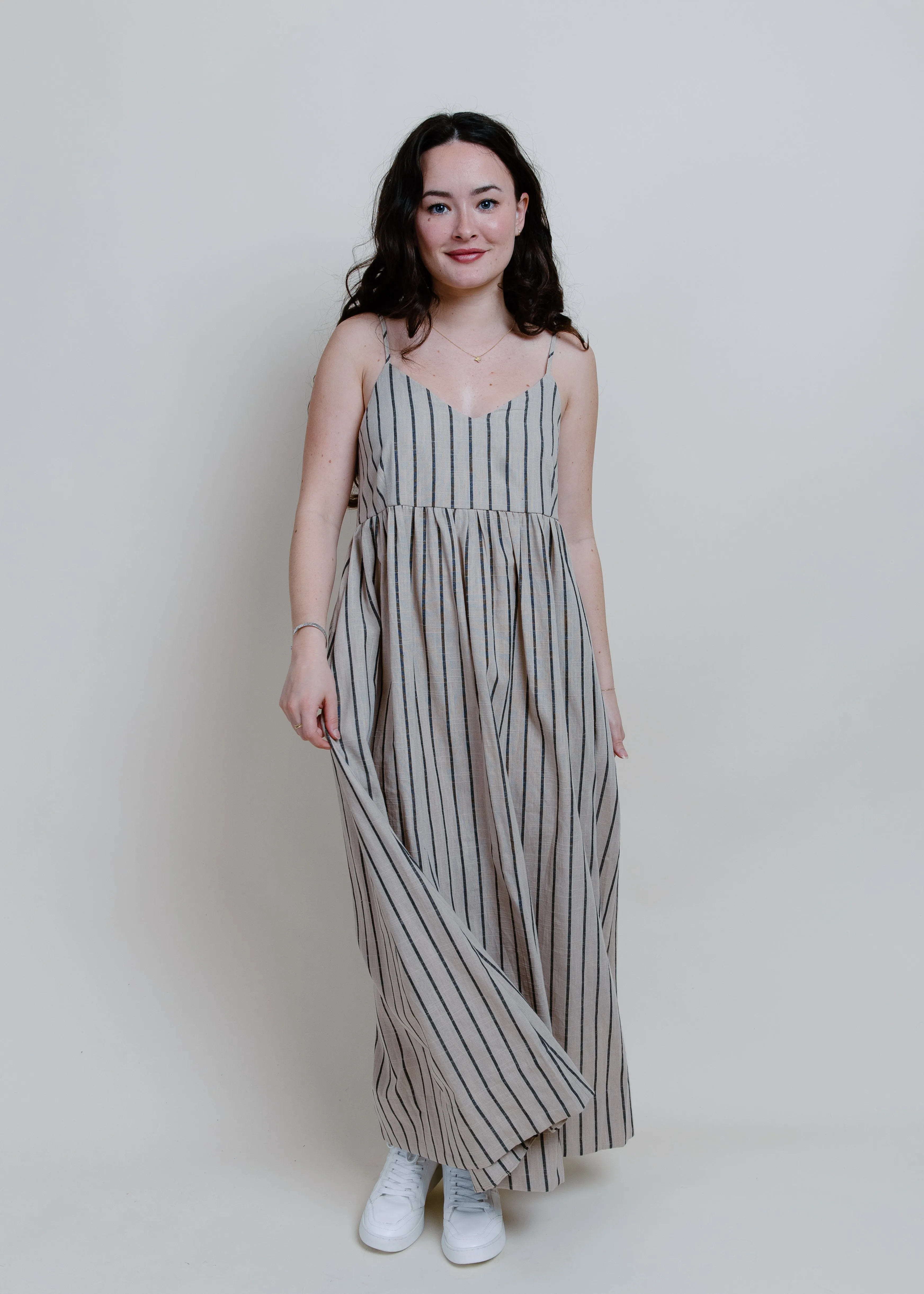 Maria Striped Maxi Dress