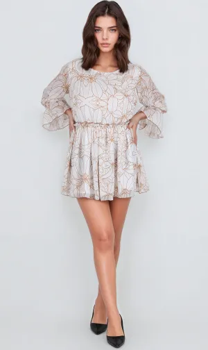 Maxwell Abstact Printed Short Dress