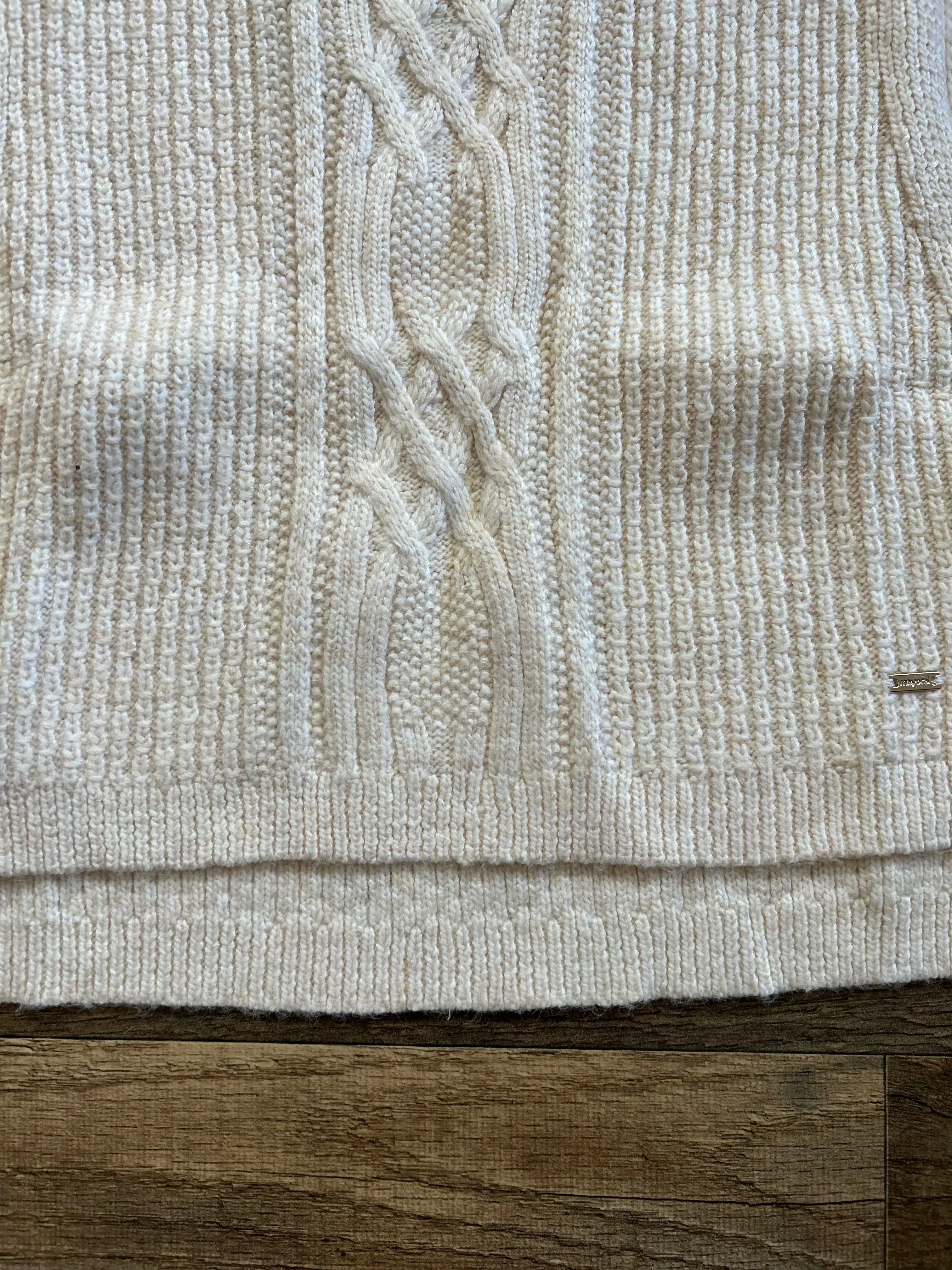 May - Girls Cable Knit Sweater Vest