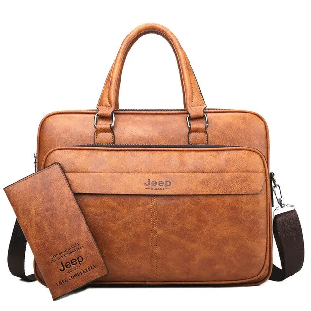 Men Briefcase for 14" Laptop