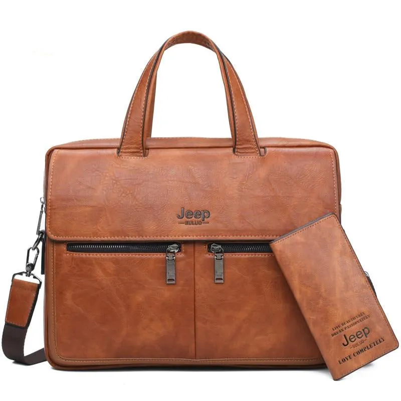 Men Briefcase for 14" Laptop