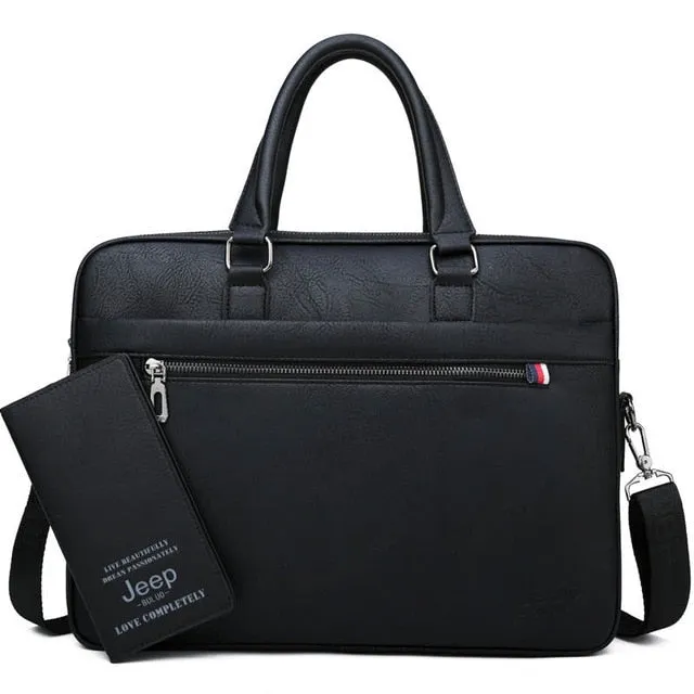 Men Briefcase for 14" Laptop