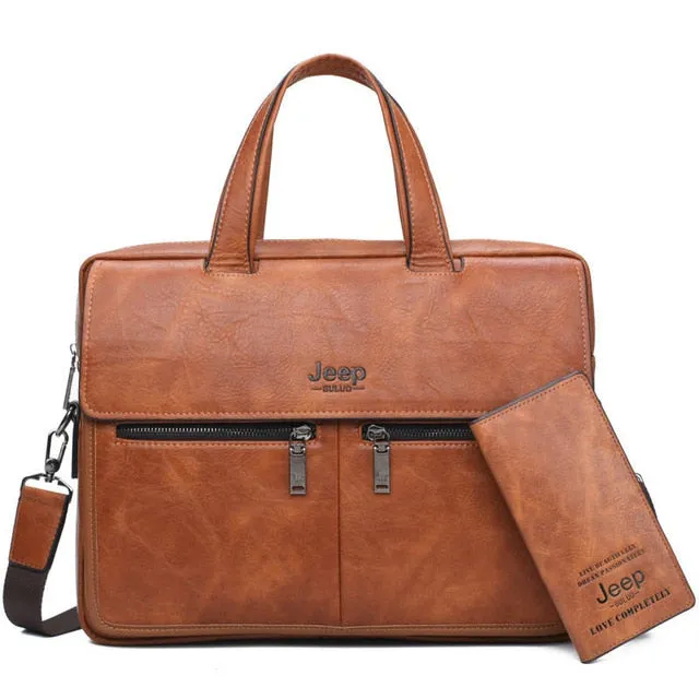 Men Briefcase for 14" Laptop