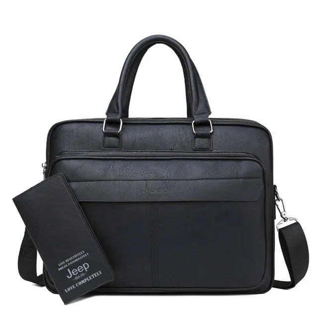 Men Briefcase for 14" Laptop
