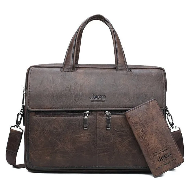Men Briefcase for 14" Laptop