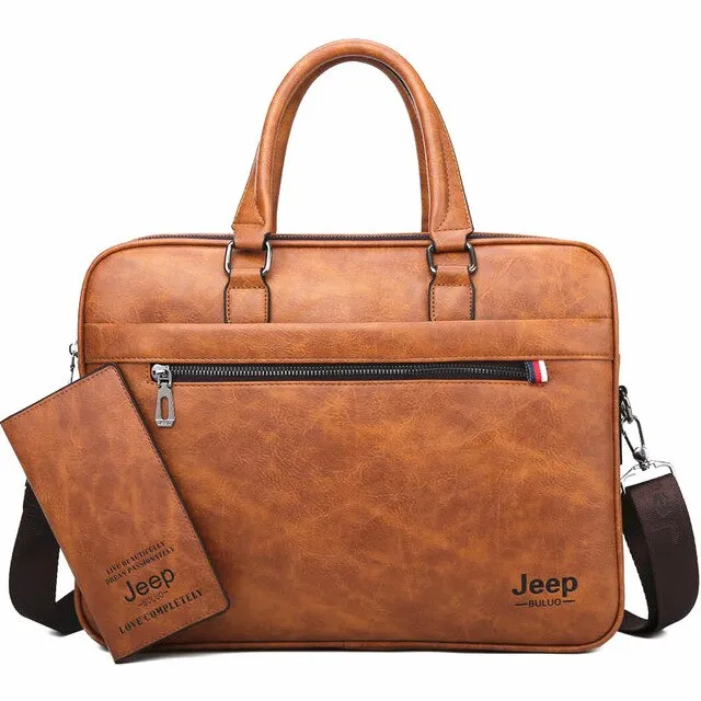 Men Briefcase for 14" Laptop
