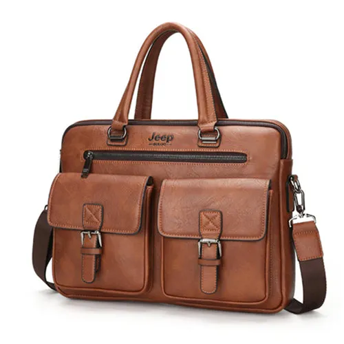 Men Briefcase for 14" Laptop