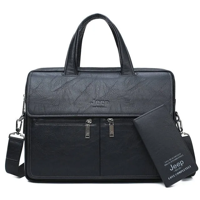 Men Briefcase for 14" Laptop