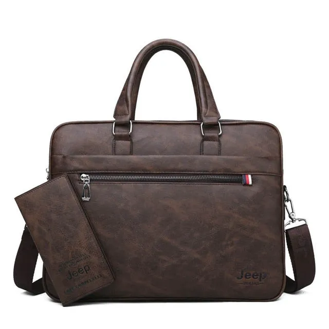 Men Briefcase for 14" Laptop