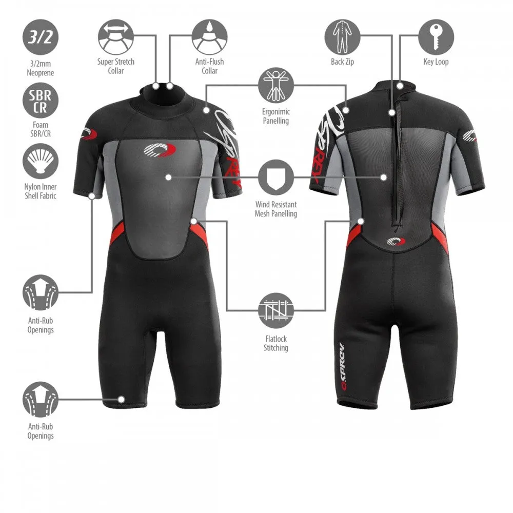 MENS 3mm SHORTY ORIGIN WETSUIT（完売次第終了）