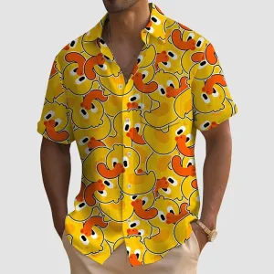 Men's Art Casual Retro Short Sleeve Shirts