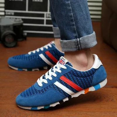 Men's British Striped Sport Shoe