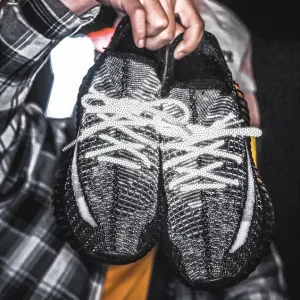 Men's Chic Black/White Star Shining Sneaker Shoes