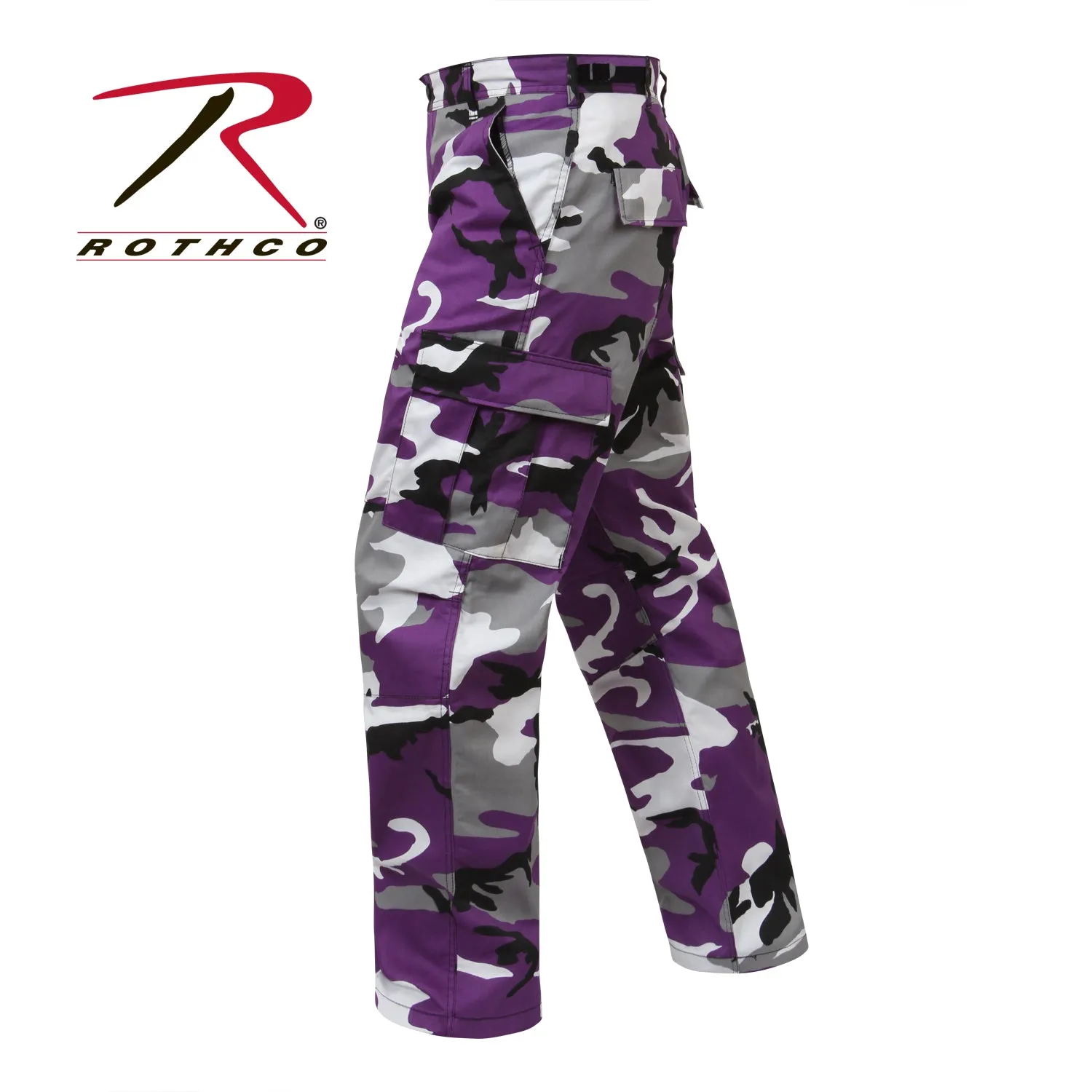 Men's Color Camo BDU Pant - Ultra Violet Camo