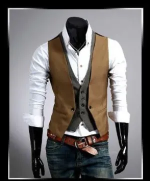 Men's Dress Vest Up 2XL