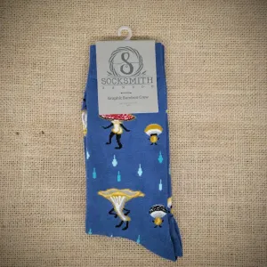 Men's Fungi Fun Guys Bamboo Socks