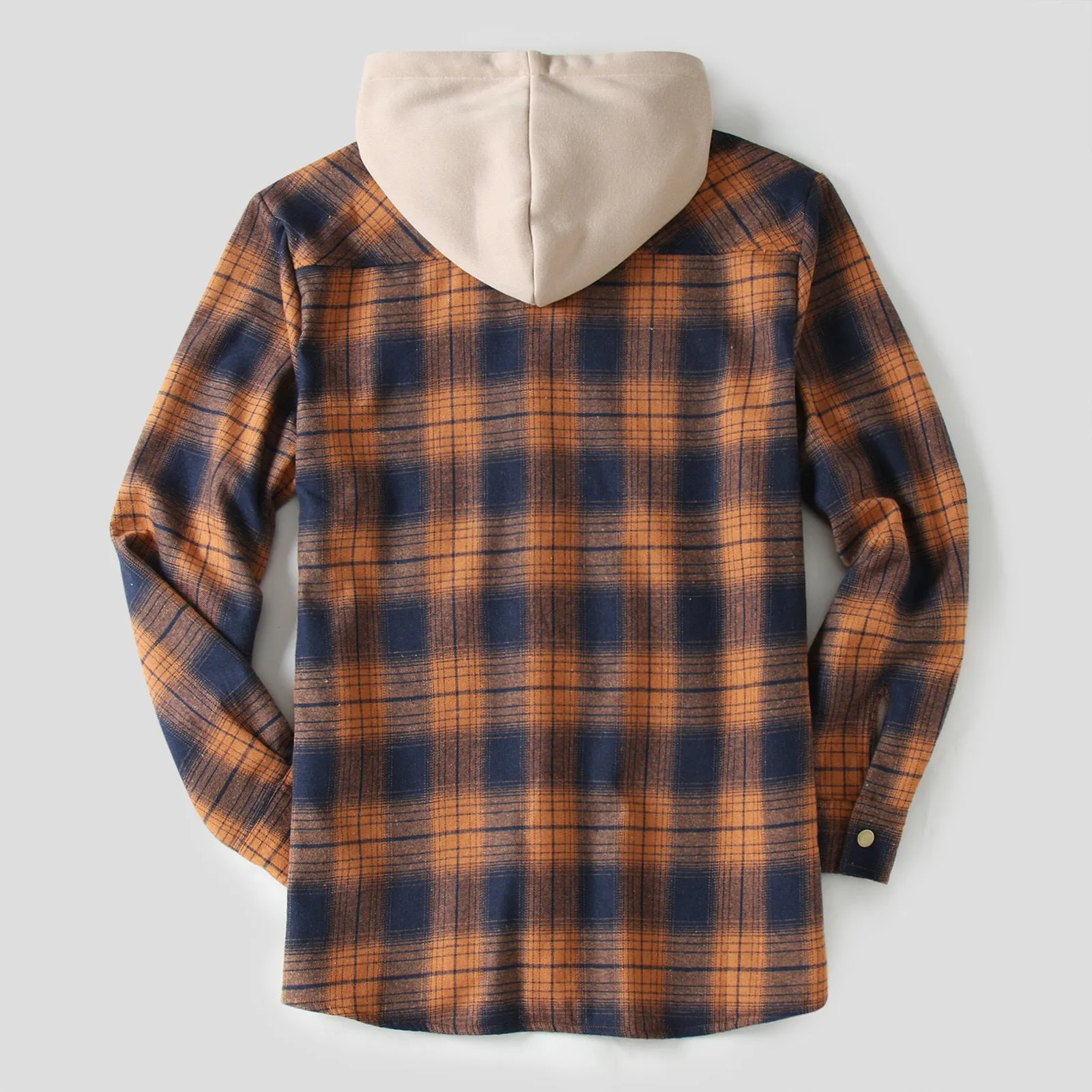 Men's hooded fleece shirt
