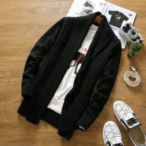 Men's Knitted Fashion Cardigan