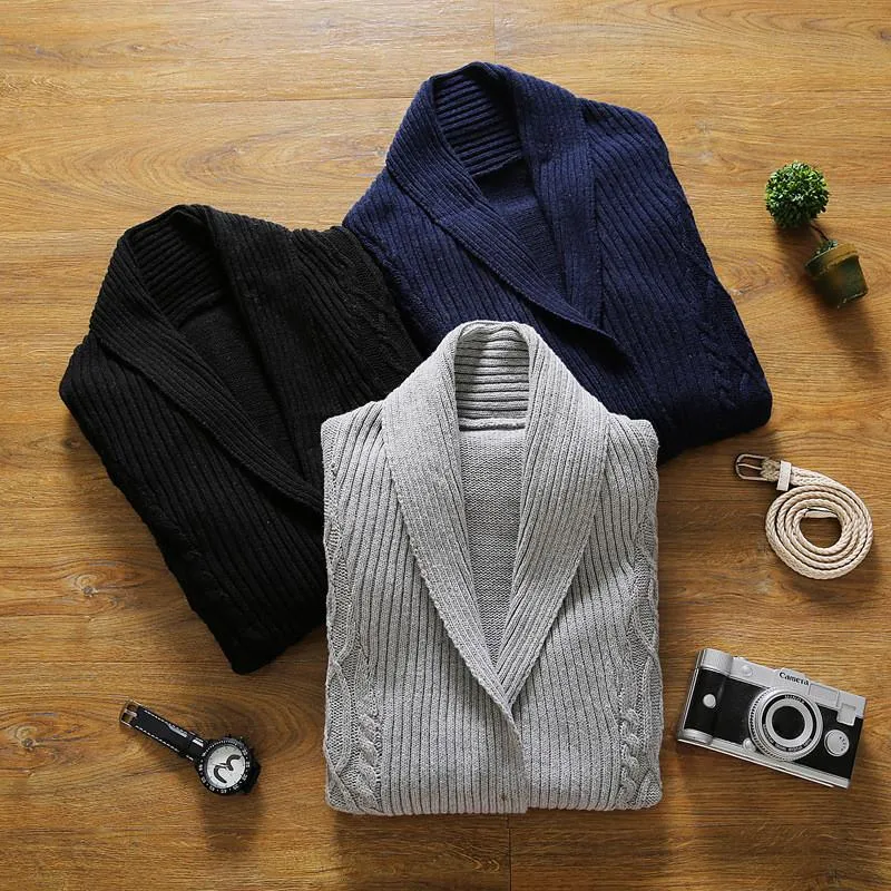 Men's Knitted Fashion Cardigan