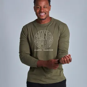 Men's Logo Long Sleeve Bamboo Tees