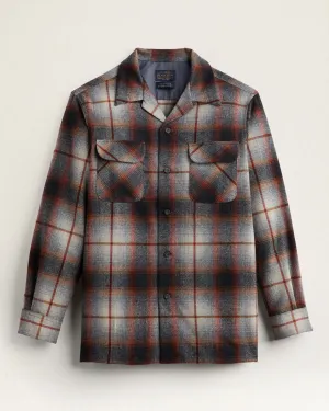 Men's Pendleton | Plaid Board Shirt | Copper/Grey Ombre
