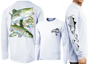 Men's Performance Striped Bass Long Sleeve