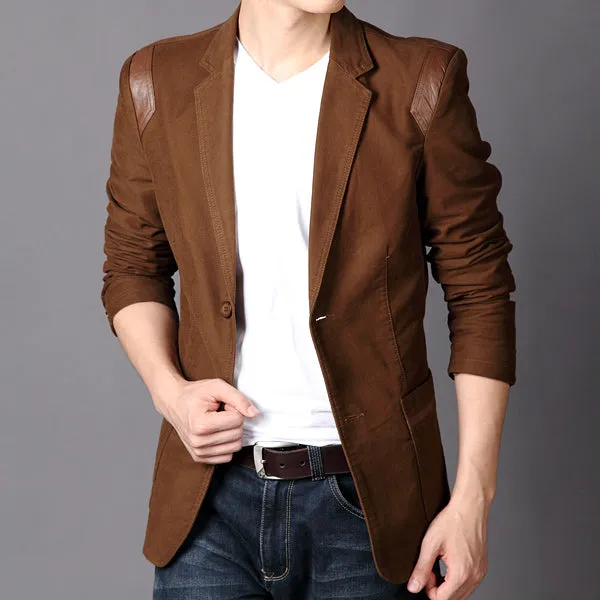 Men's Pocket Design Blazer