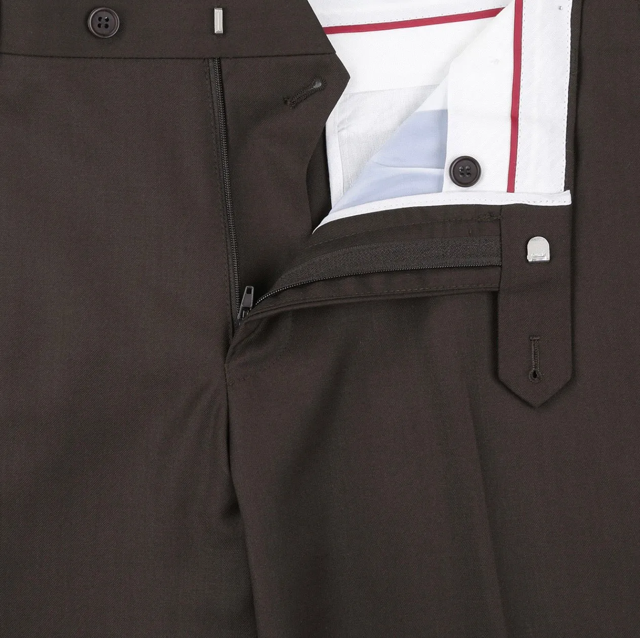 Men's Renoir Two Piece Brown Slim Fit Suit