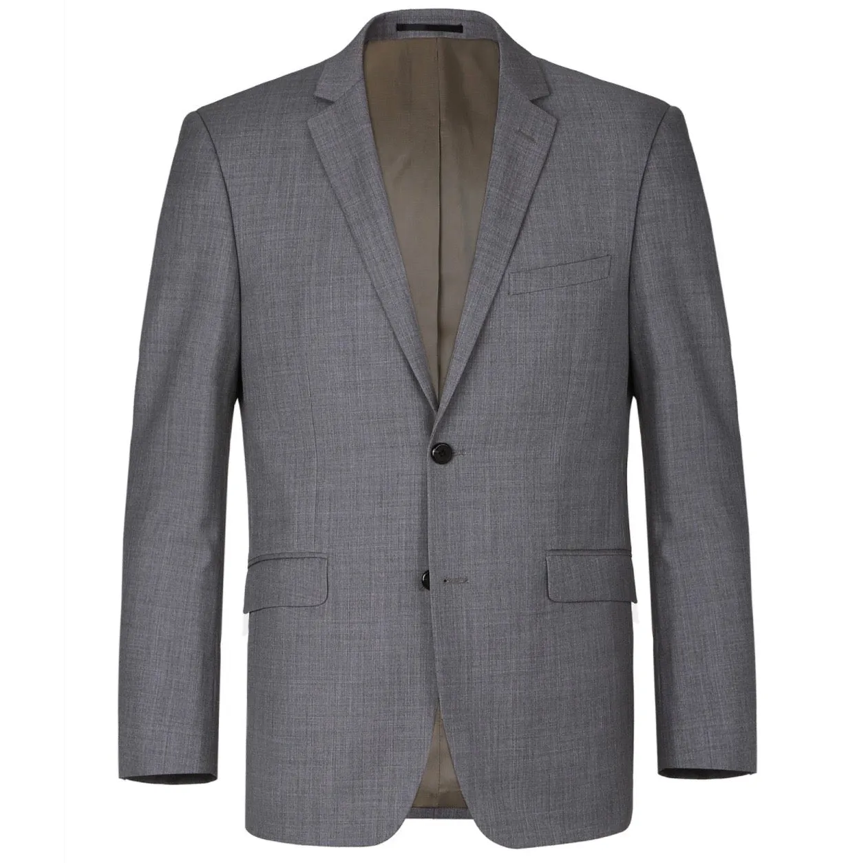 Men's Renoir Two Piece Gray Wool Suit Slim Fit