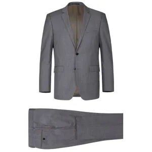Men's Renoir Two Piece Gray Wool Suit Slim Fit