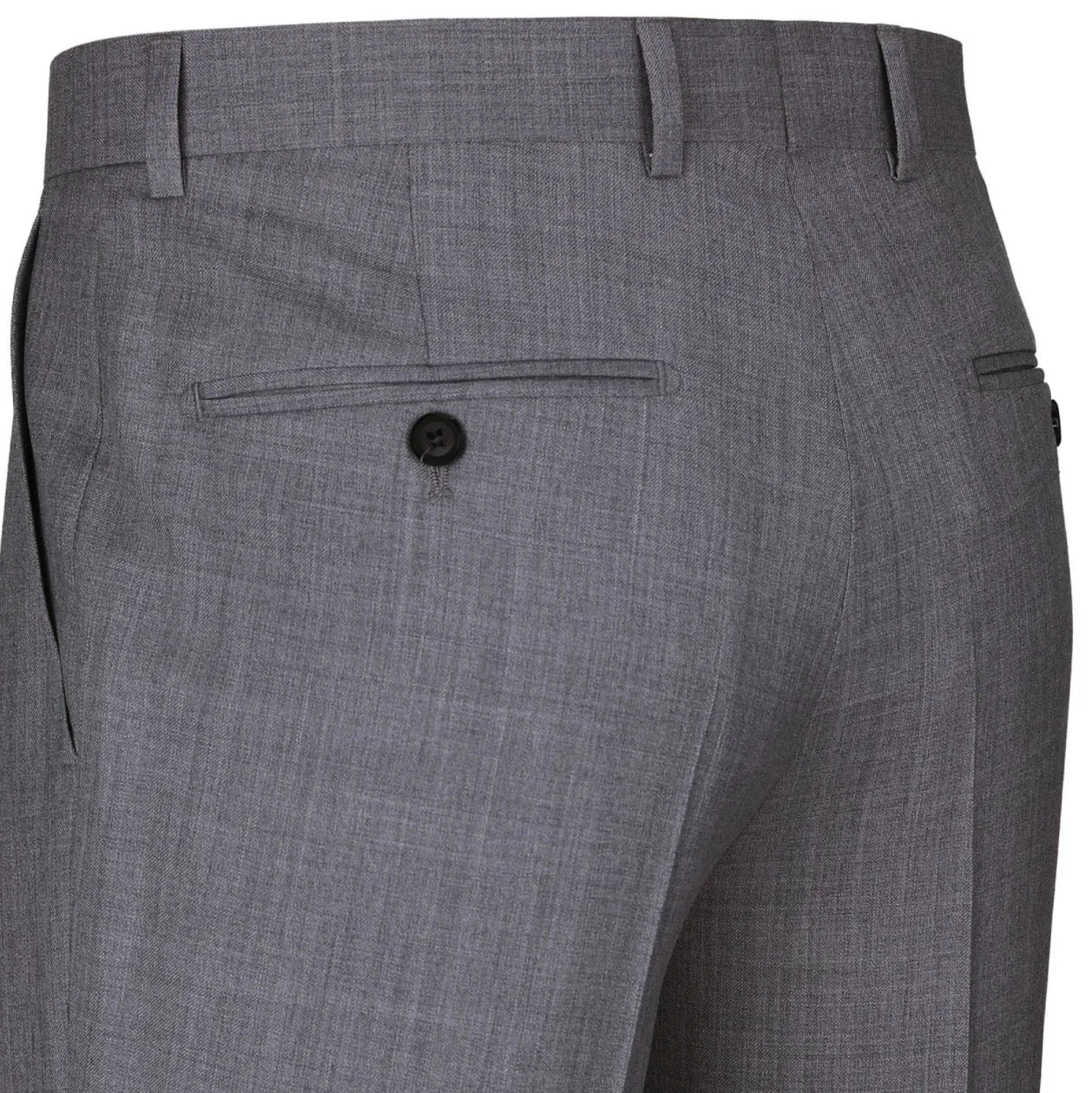 Men's Renoir Two Piece Gray Wool Suit Slim Fit