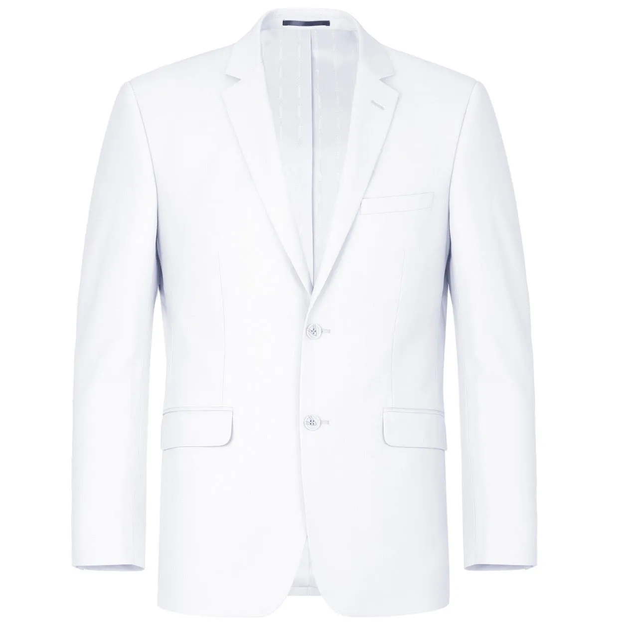 Men's Renoir Two Piece White Slim Fit Suit