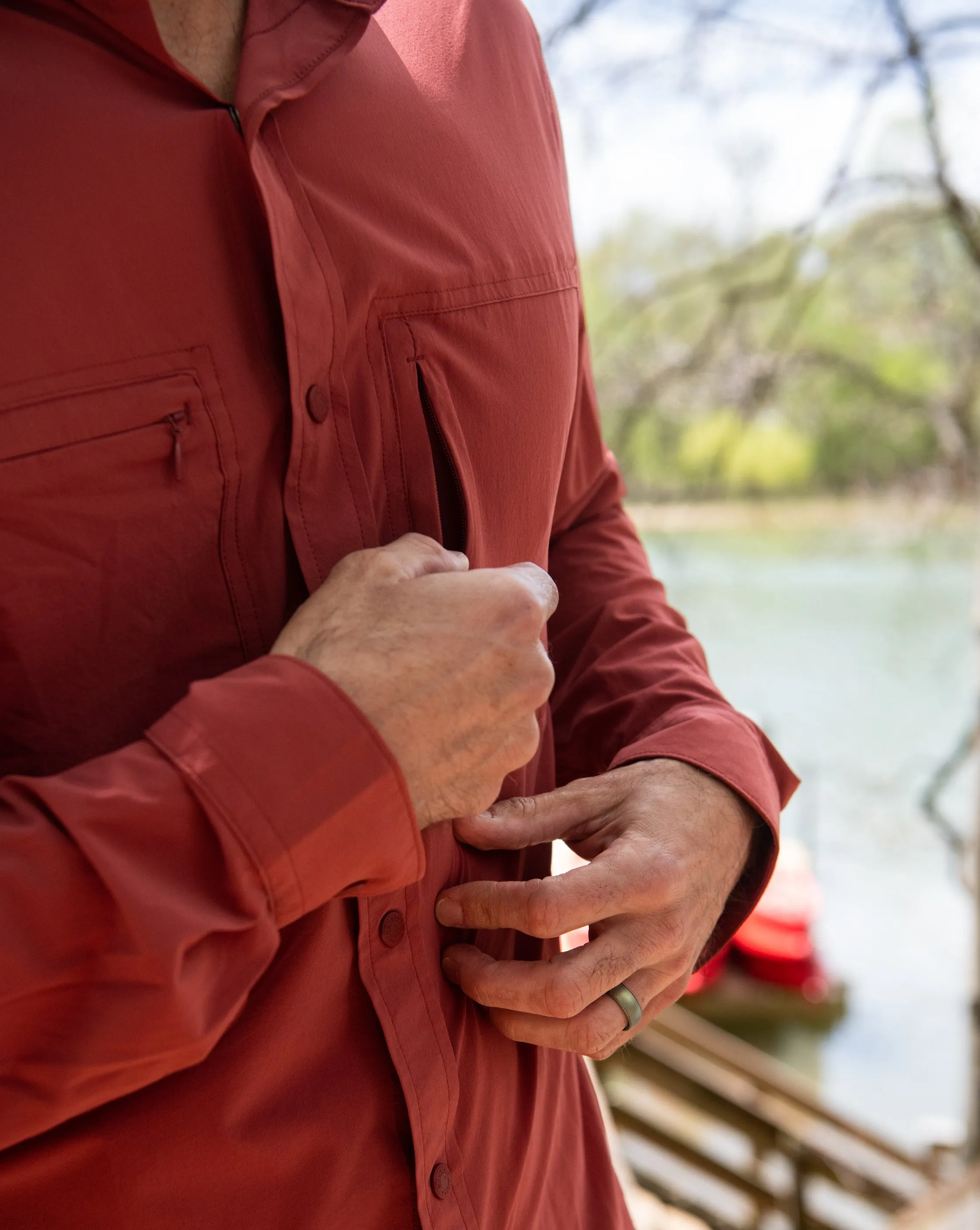 Men's Rivers Long Sleeve Woven Shirt