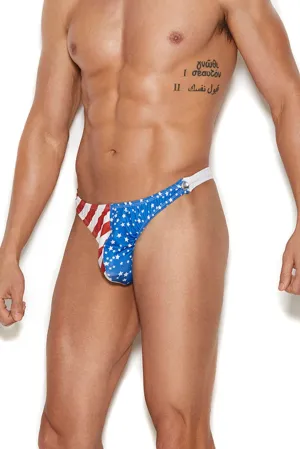 MEN'S SNAP CLOSURE THONG