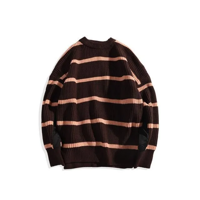 Men's Stripe Knitwear Sweater