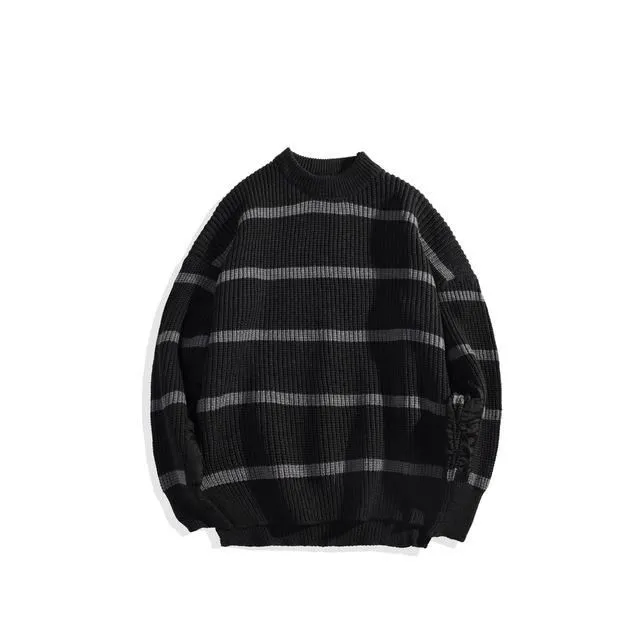 Men's Stripe Knitwear Sweater