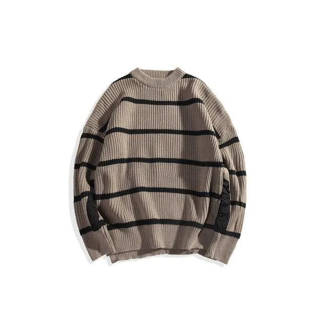 Men's Stripe Knitwear Sweater