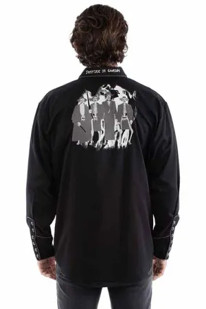 Men's Vintage Western Shirt Collection: Scully Justice Is Coming