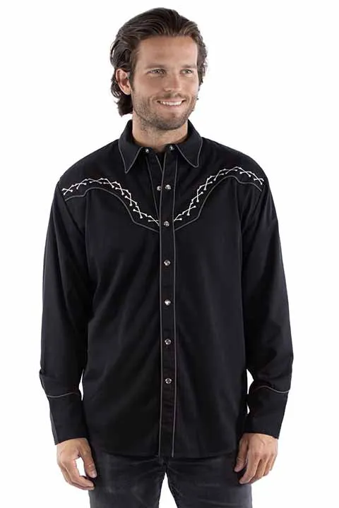 Men's Vintage Western Shirt Collection: Scully Justice Is Coming