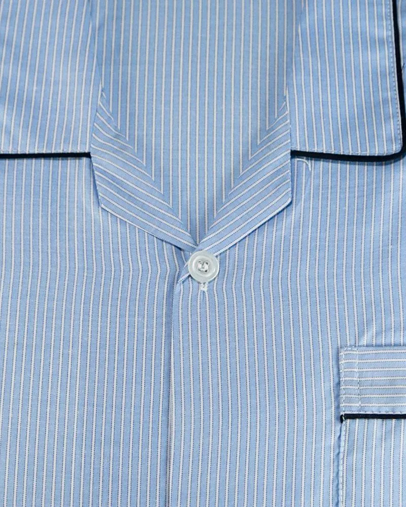 Mens Wedding Nightdress - Striped Design Nightwear By Hy-Brow Plus High Classic